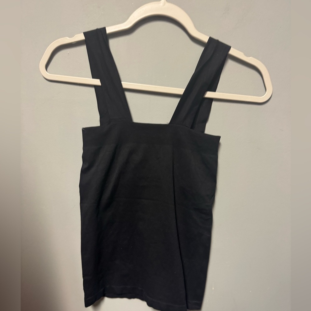 Free People Clean Lines Square-Neck Tank in Black Size XS/S NWOT - Picture 6 of 7